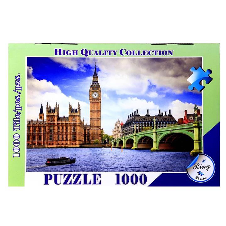 پازل 1000 تکه ترنم طرح ساعت BIG BEN به همراه یک عدد کیسه پازل ravensburger
